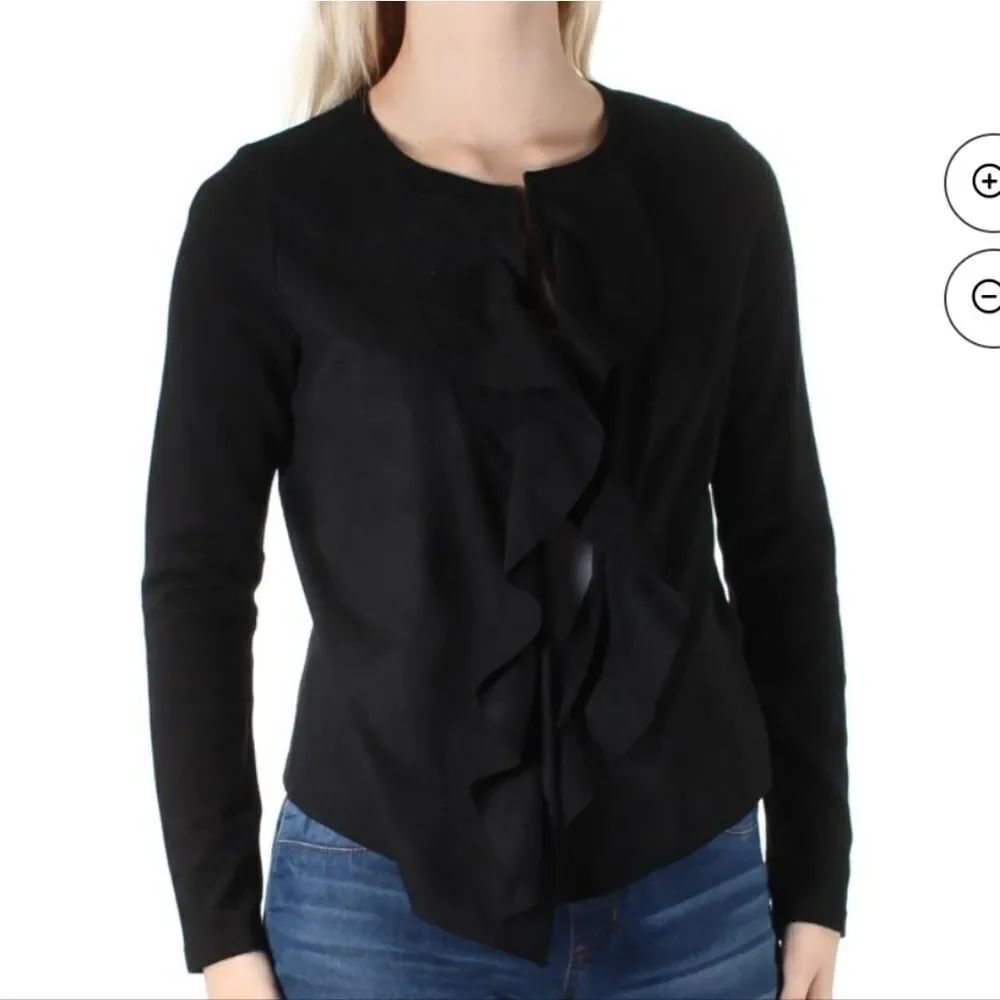 BRAND NEW LONG SLEEVE BLACK IMAN WOMEN"S JACKET